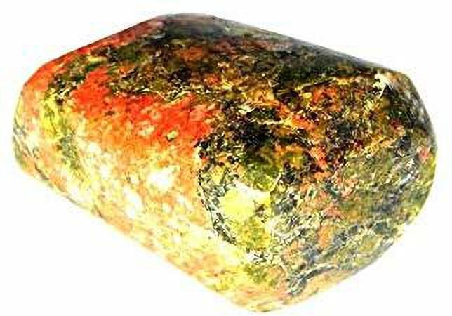 Unakite Epidote 134.9cts stone Regular Rectangular Crystal Stone-image-5