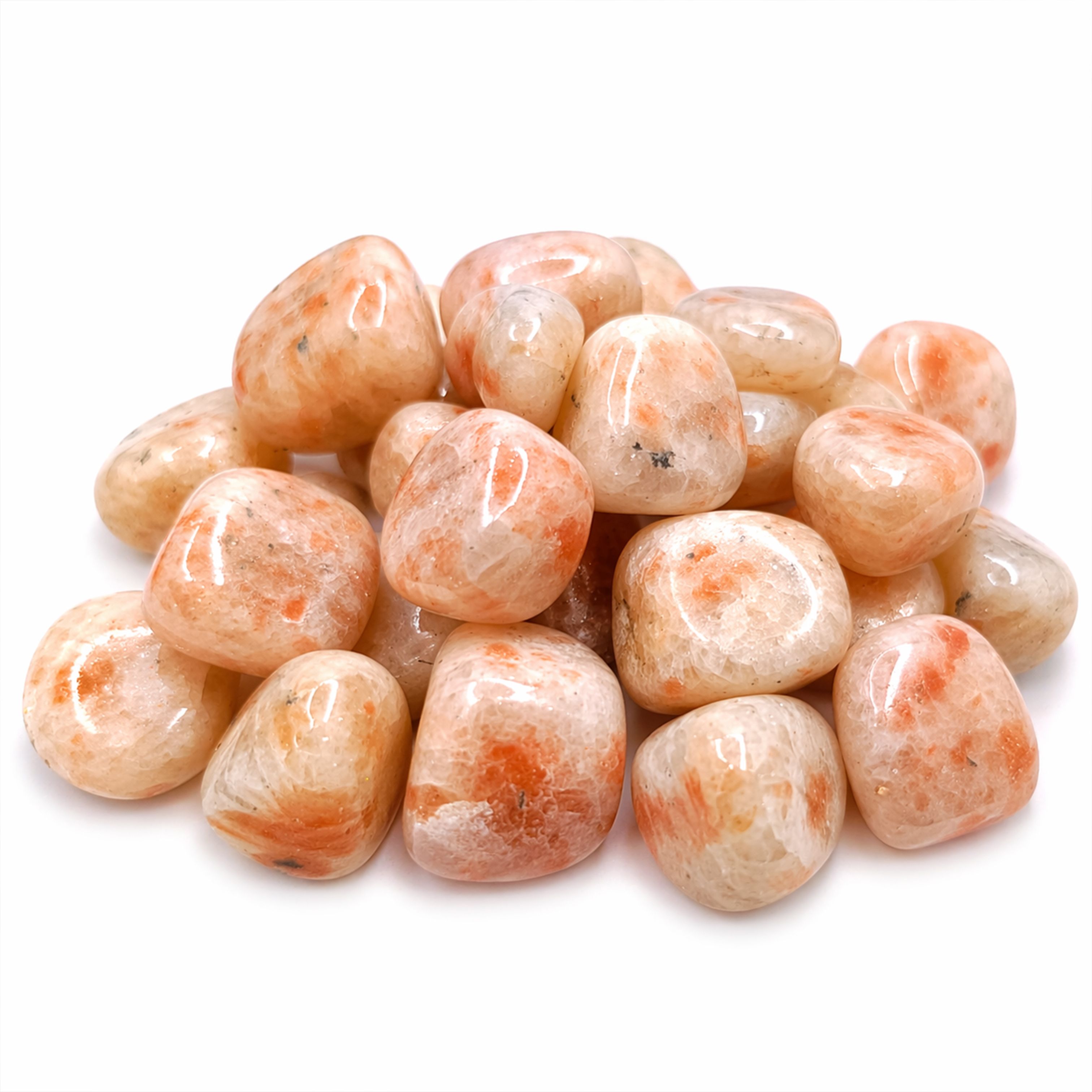 50Gram Vastu Sunstone Tumble Stone |Healing Crystal Stone For Home Decor| Regular Asymmetrical Crystal Stone-image-39