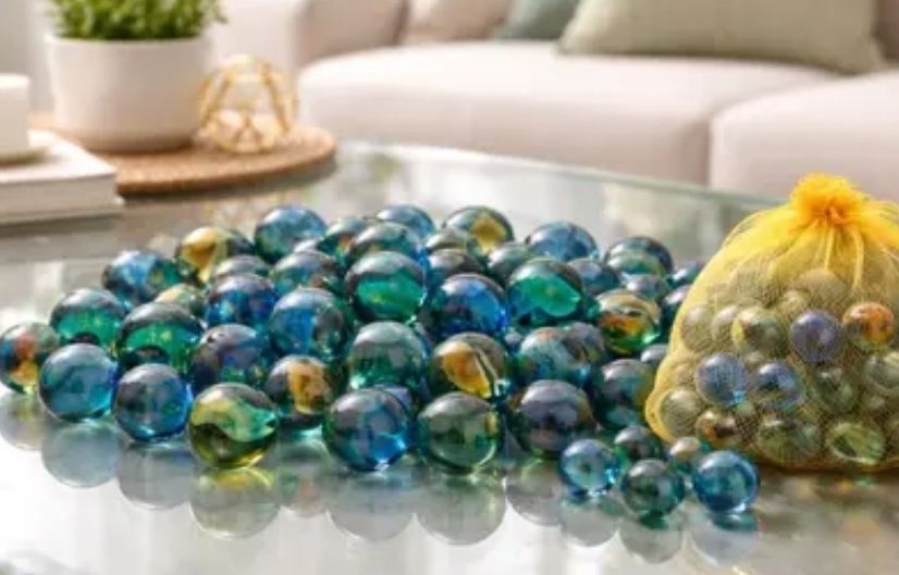 ridhi collection S2 Polished Round Fire Glass Pebbles-picture-43