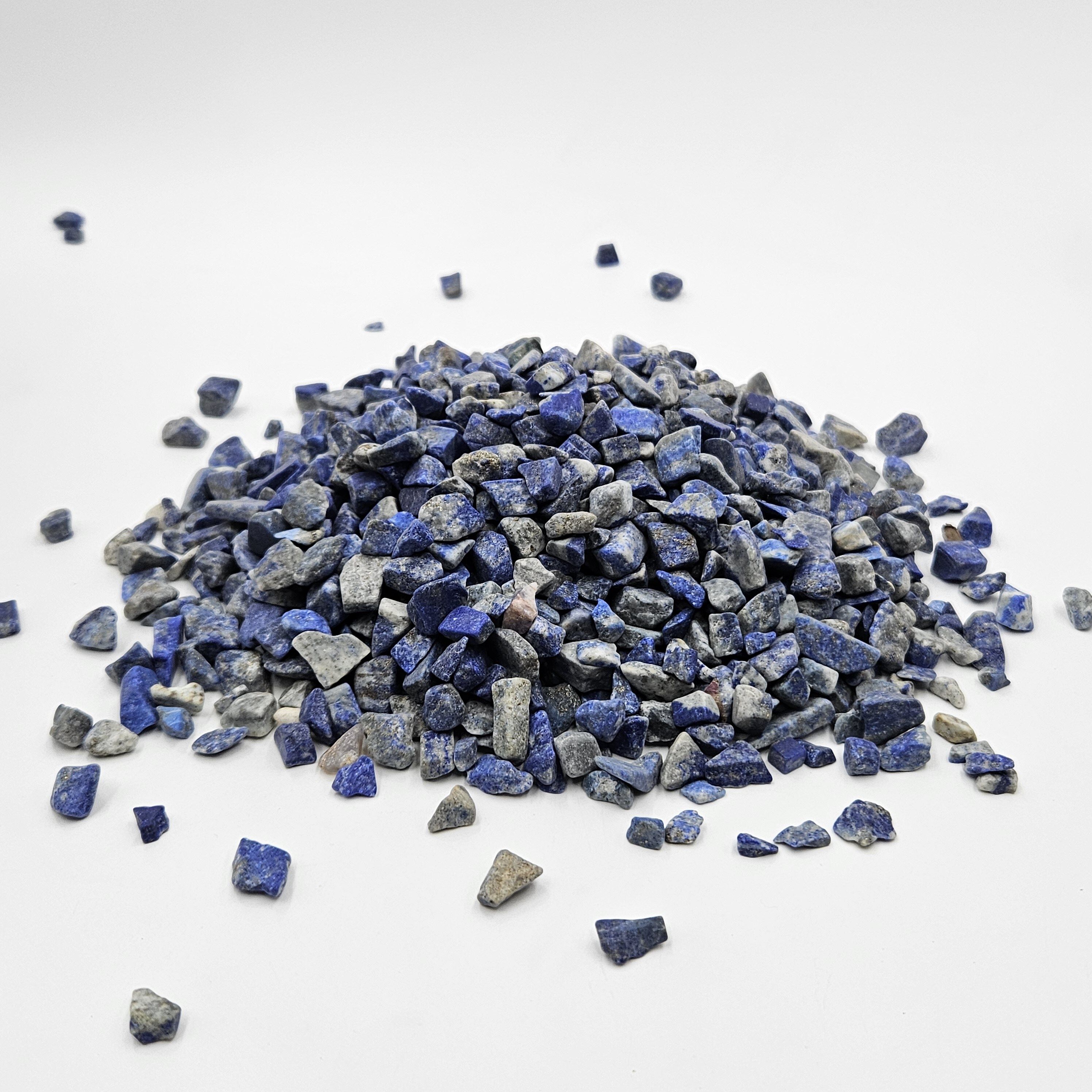 shree exim Lapis Lazuli Crystal Chips | For Vastu, Home Decor, Reiki Healing Regular Asymmetrical Crystal Pebbles-picture-20