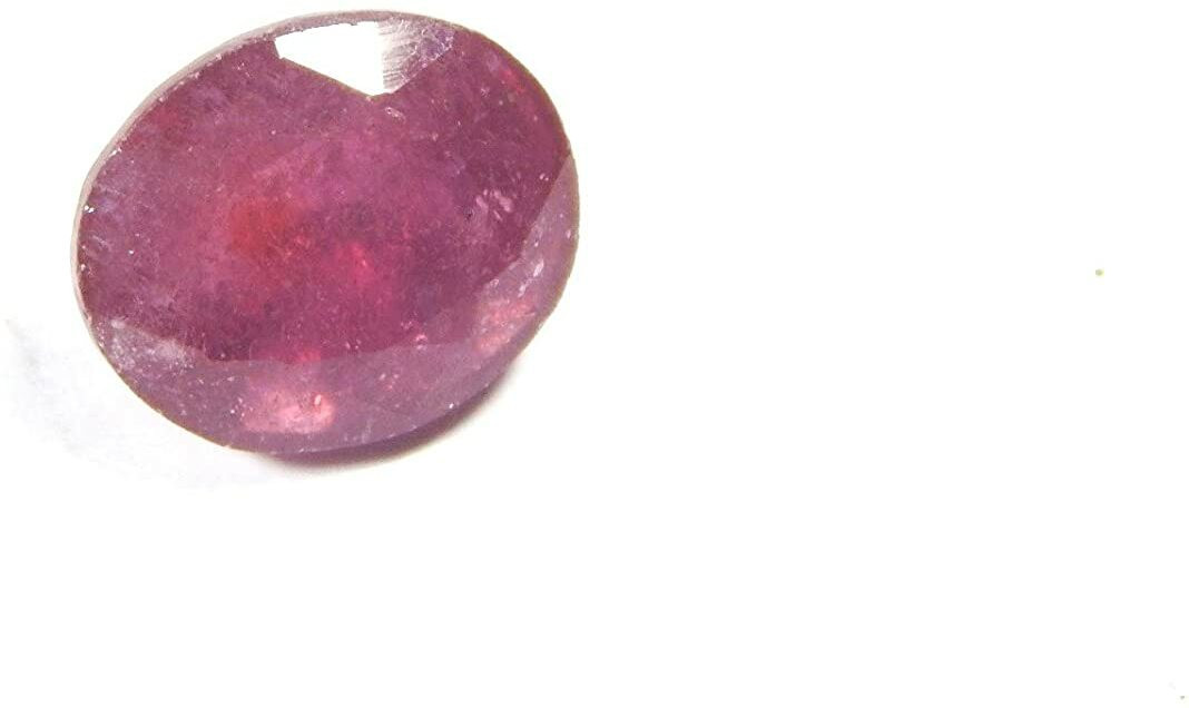 hoseki Certified Ceylon Ruby Manikya 5.1ct stone Regular Oval Crystal Stone image 1