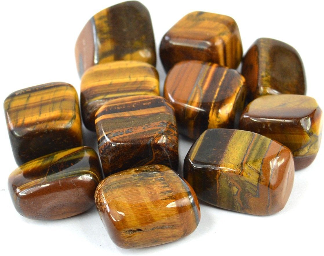 100% Natural Crystal New-137-Tiger Eye-Tumble-stone-200gm_1 Regular Asymmetrical Crystal Stone-image-39