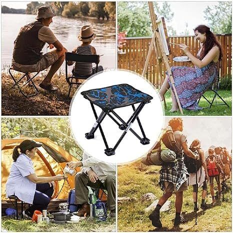 zenpro Folding Portable Camping Stool for Adults Foldable Steel Inversion Chair-picture-27