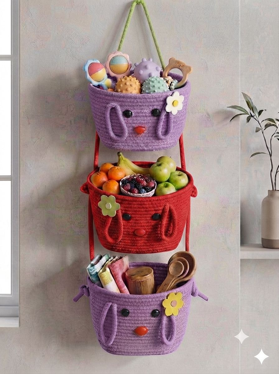 venox Jute, Cotton Storage Basket-picture-11