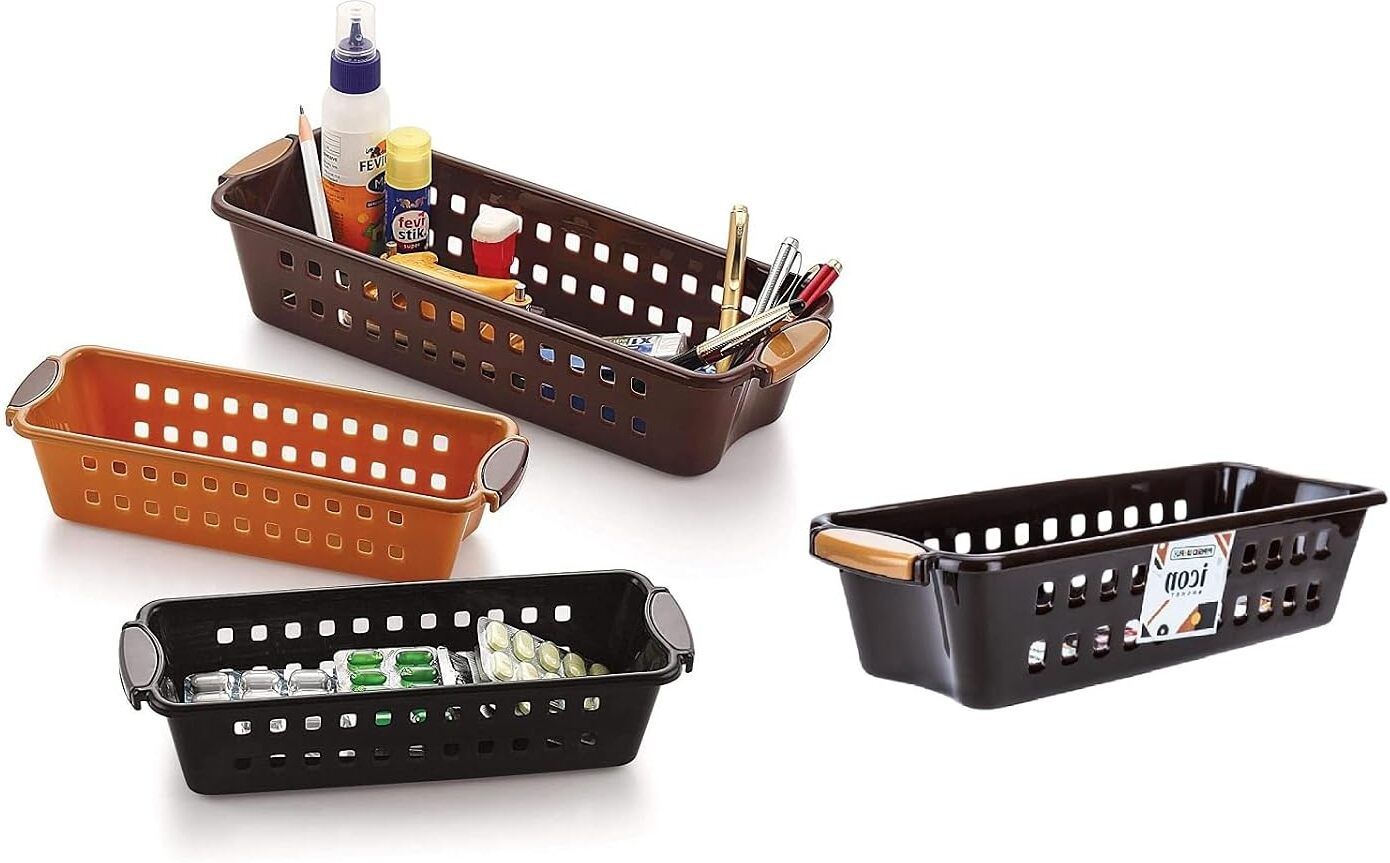 Plastic Plastic Storage Basket Storage Basket-image-48