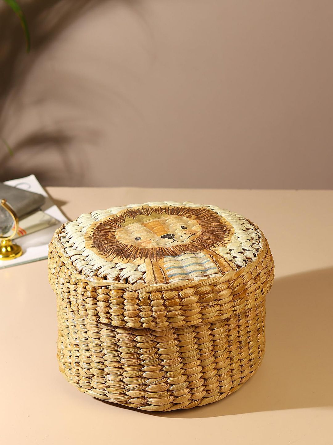 habereindia Seagrass Handmade Seagrass Organizer Box for Accessories, Jewelry & Essentials Storage Basket-picture-37