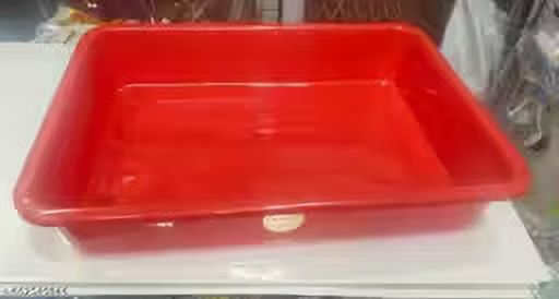 Plastic Transparent Plastic Storage Tray | Multipurpose Rectangular Organizer Tray f Storage Basket-image-3