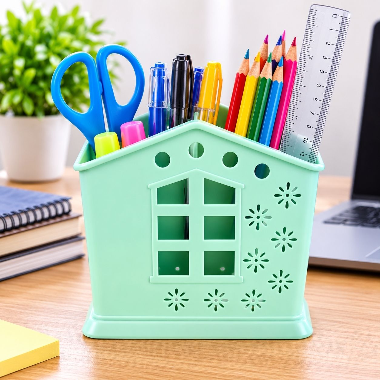 Plastic House Storage Basket Storage Basket-image-45