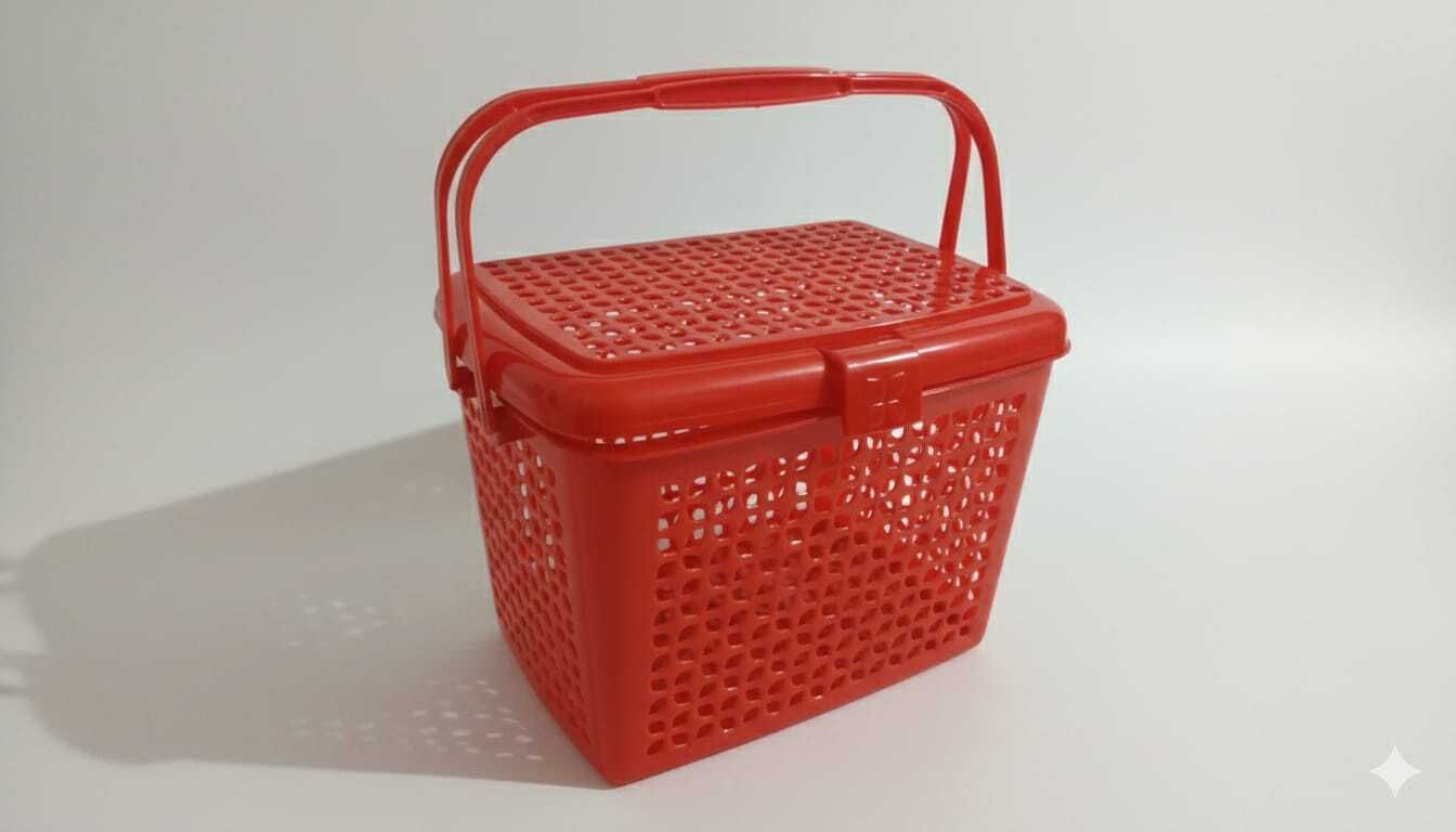 Nylon, Plastic Storage Basket