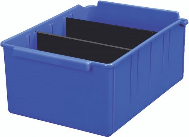 Polypropylene ALKON PANDA BIN PSB-304 BLUE (With 2 Partitions) Storage Basket-picture-44