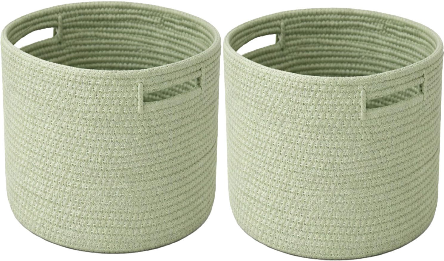 adhigams Cotton Cotton Storage Basket | 15x15 cm Storage Basket-picture-36