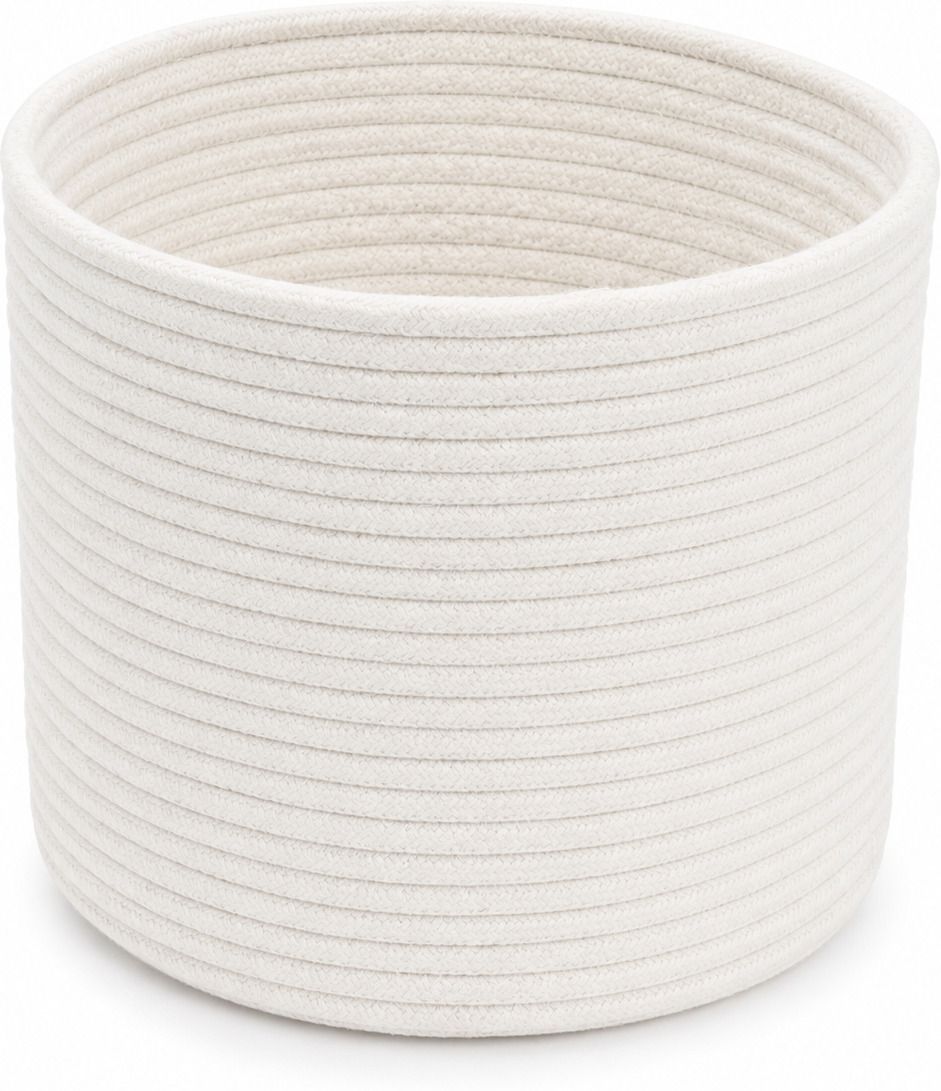 kiya moni Cotton Handmade Cotton Rope Storage Basket | Woven Organizer Bin Storage Basket-picture-35
