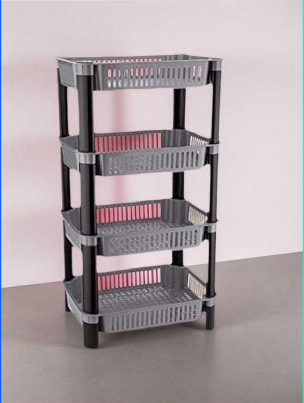 Plastic 4 Layer Plastic Kitchen Stand for storage 93 Storage Basket-image-41