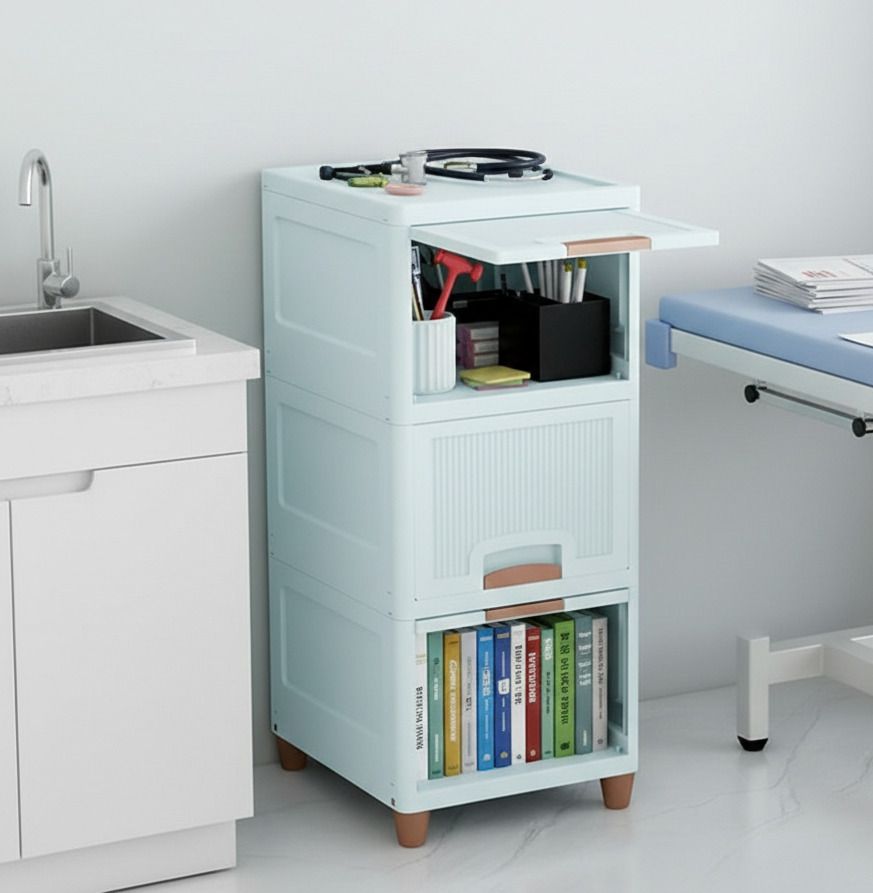 maxtid Plastic Multi-Layer Cabinet Unit Useful For Storage Room Storage Basket-picture-22