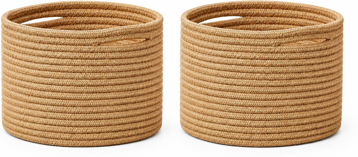 adhigams Jute Jute Storage Basket | 15x15 Storage Basket-picture-19