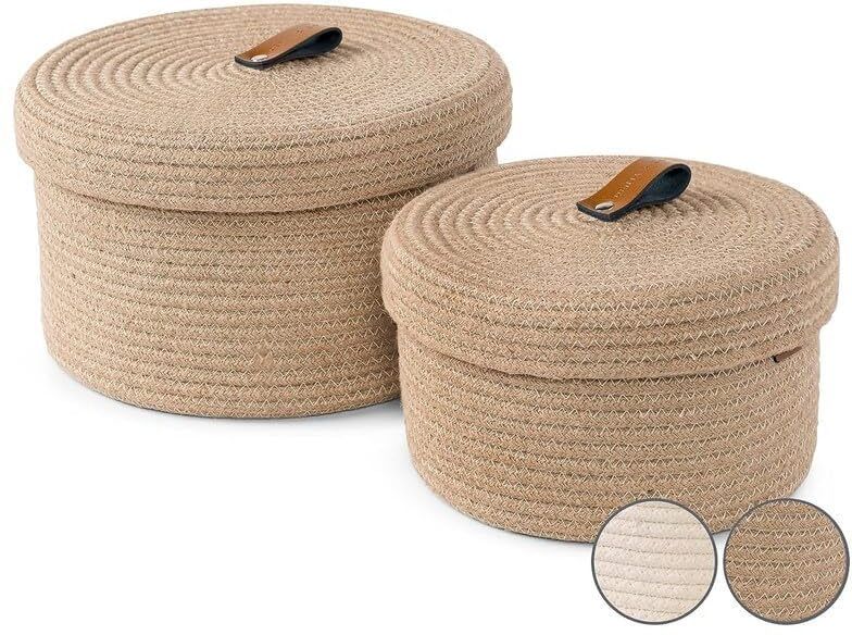Jute Luxury Cess Jute Storage Basket Duo Storage Basket