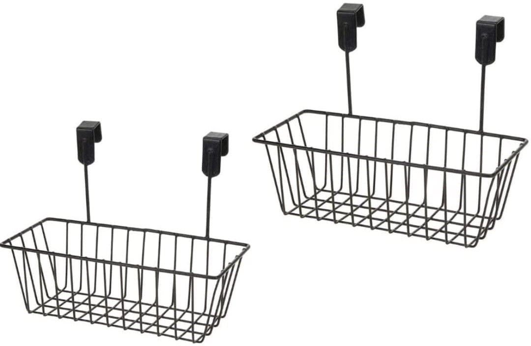 Iron Hanging Basket Organizer Kitchen Basket Rack Holder Containers Kitchen Rack Storage Basket-image-8