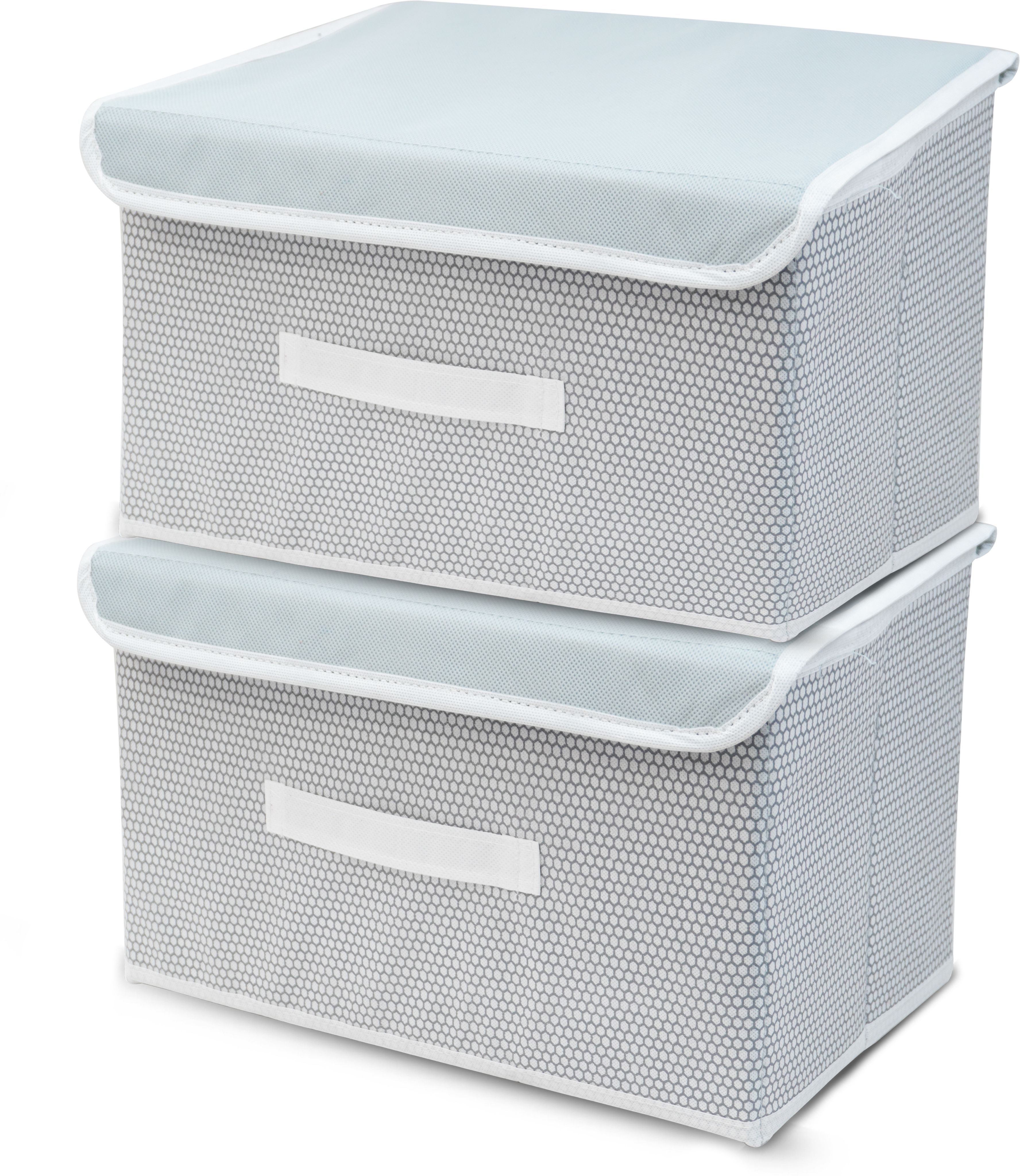 Nylon Non-Woven Storage Box Wardrobe Closet Organizer Foldable Stackable Basket Storage Basket-image-6