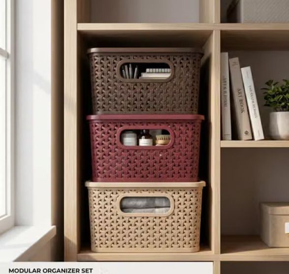 Plastic Storage Basket-image-17