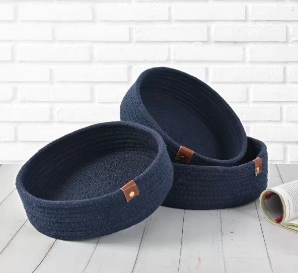 Jute JUTE BASKET 3 grey Storage Basket-image-6