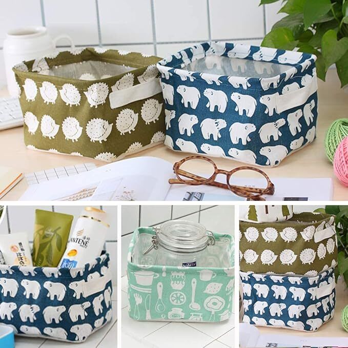 jiyanecommerce Cotton Lightweight Storage Box Storage Basket-picture-29