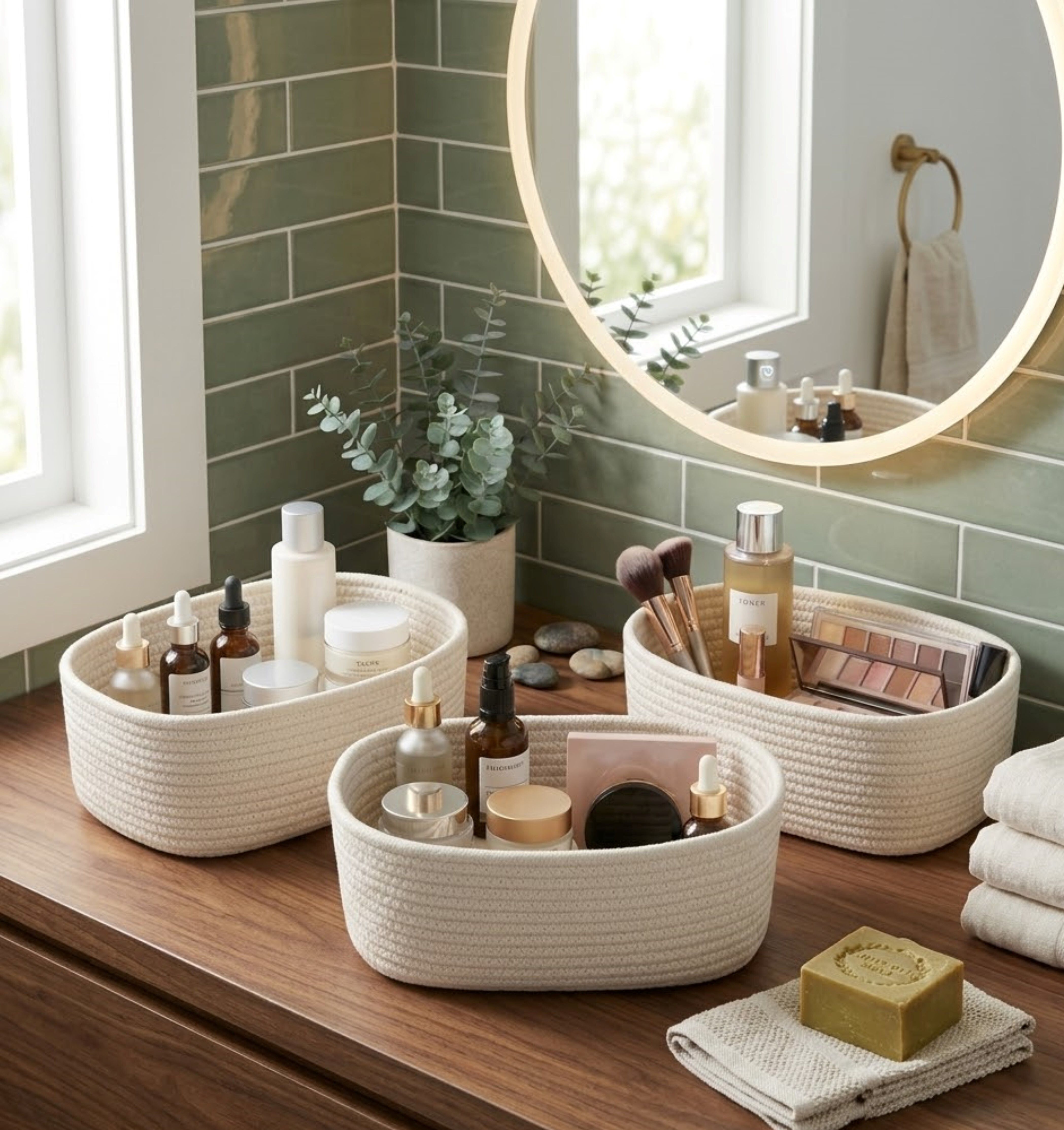 trendbuddy Cotton 09 Storage Basket-picture-1