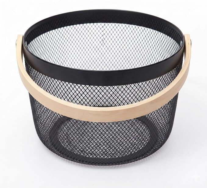zaira Iron Mesh Carry Basket Storage Basket-picture-14