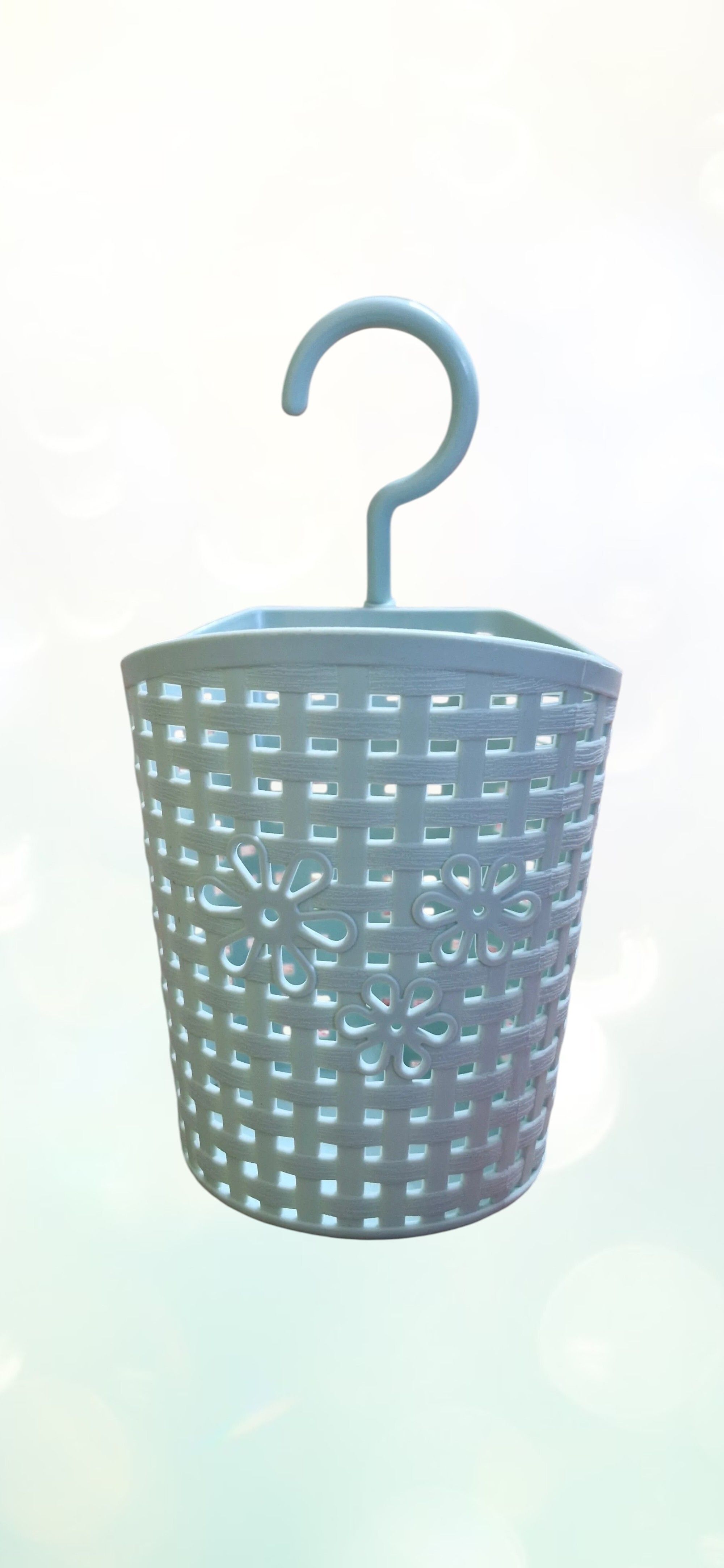 rajam stores Plastic Multipurpose Plastic Hanging Storage Basket Storage Basket-picture-37