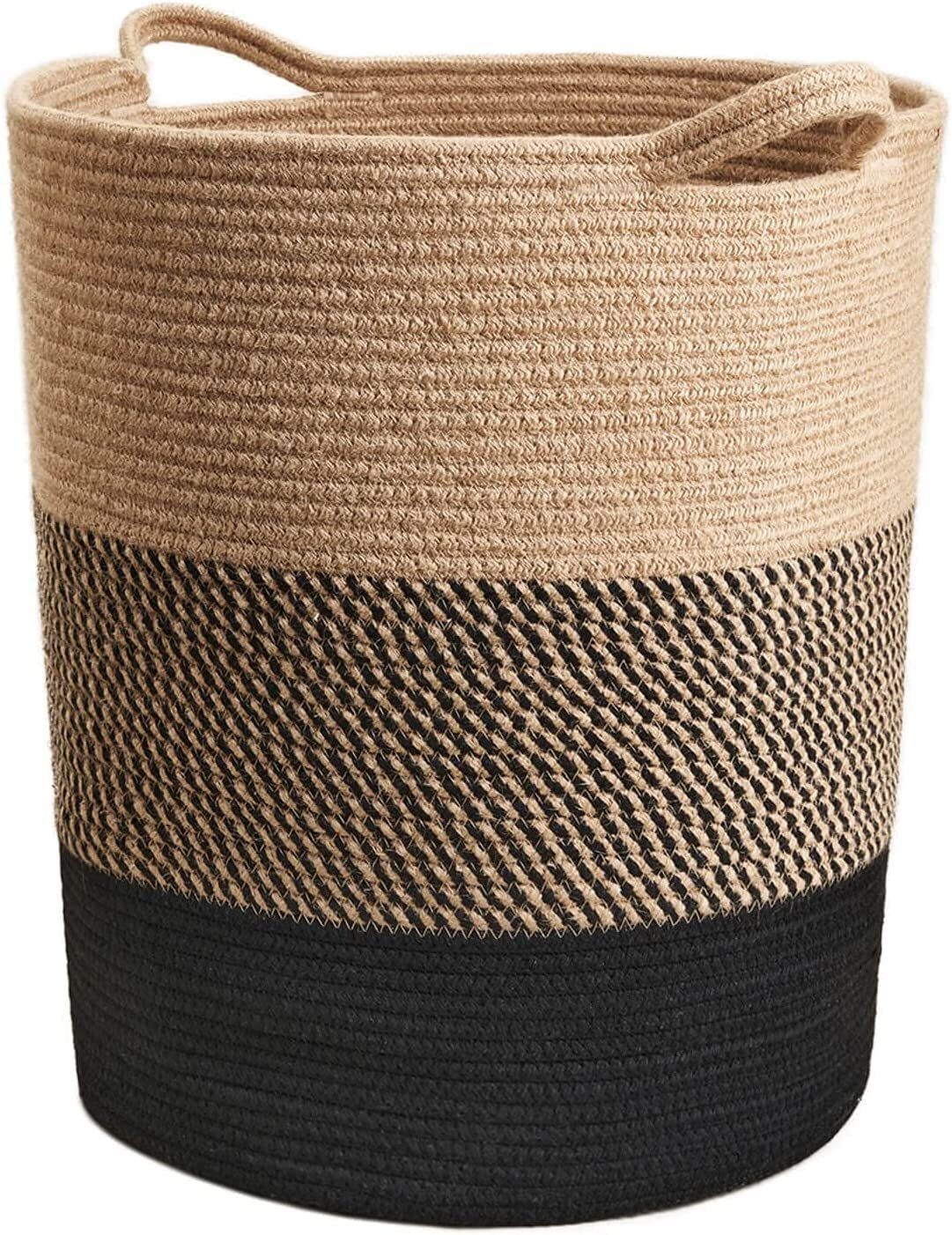 43 L Brown, Beige Laundry Basket-image-14