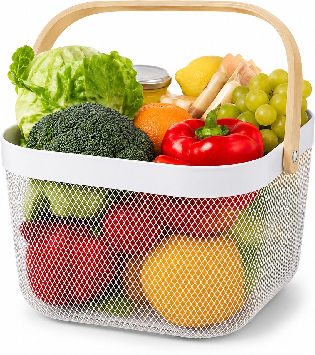 lakshvish Plastic, Wooden classic And Lux Basket Storage Basket-picture-10