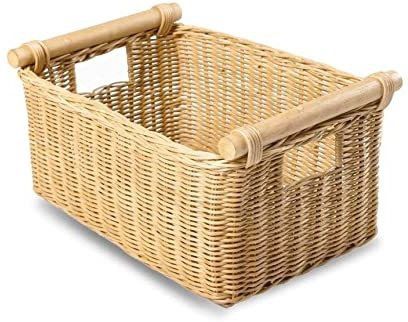 Bamboo Handmade Wicker Storage Basket Storage Basket-image-49