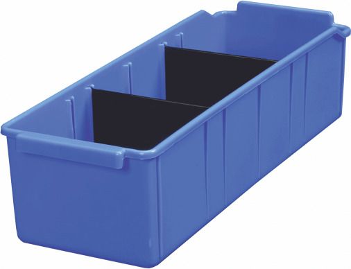 Polypropylene ALKON PANDA BIN PSB-403 BLUE (With 2 Partitions) Storage Basket-picture-23