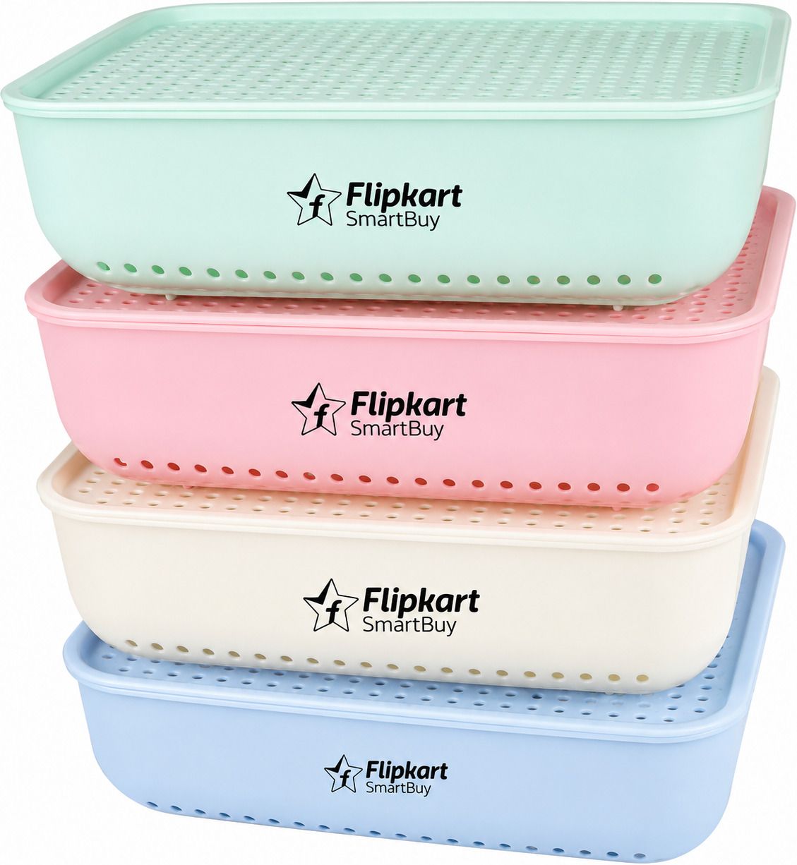 flipkart smartbuy Plastic StoreKing AirFlow Storage Basket Storage Basket-picture-20