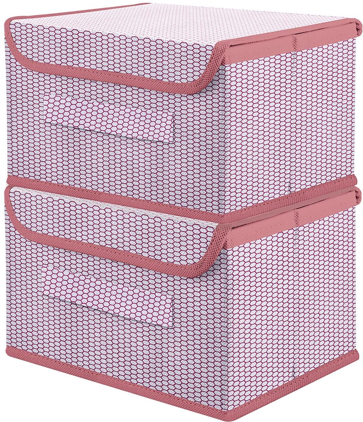 divine Nylon Drawer Storage Box | Zig Zag Dhakkan | Non-Woven Clothes Organizer For Toys Storage Basket-picture-22