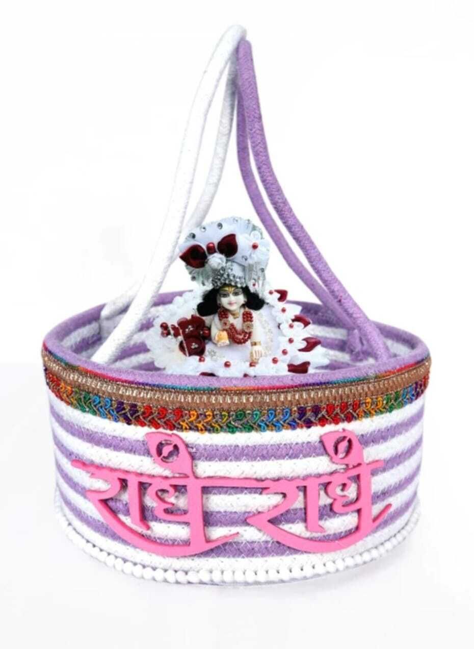 viraaj Cotton Storage Basket-picture-12