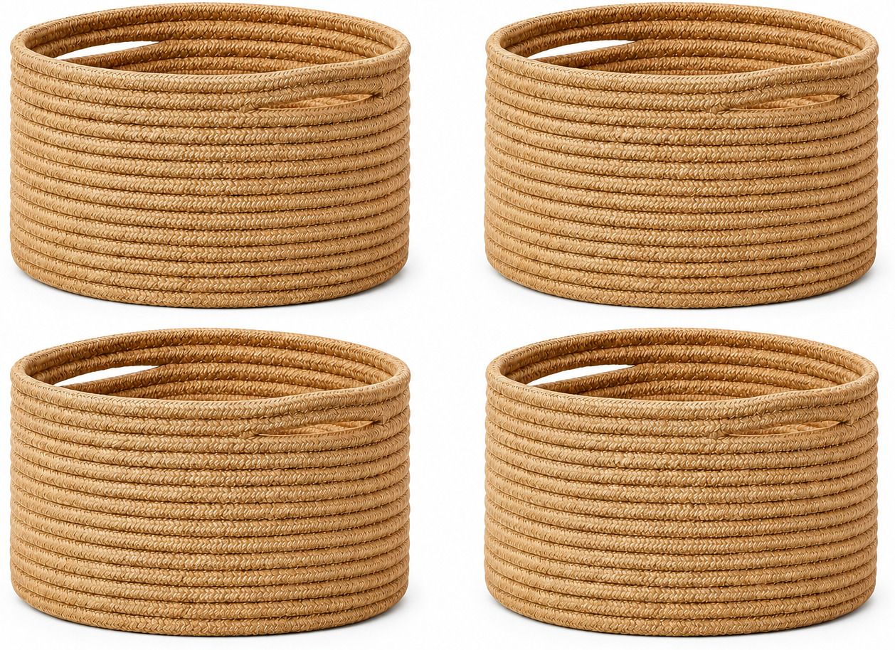 adhigams Jute Jute Storage Basket | 15x15 Storage Basket-picture-28