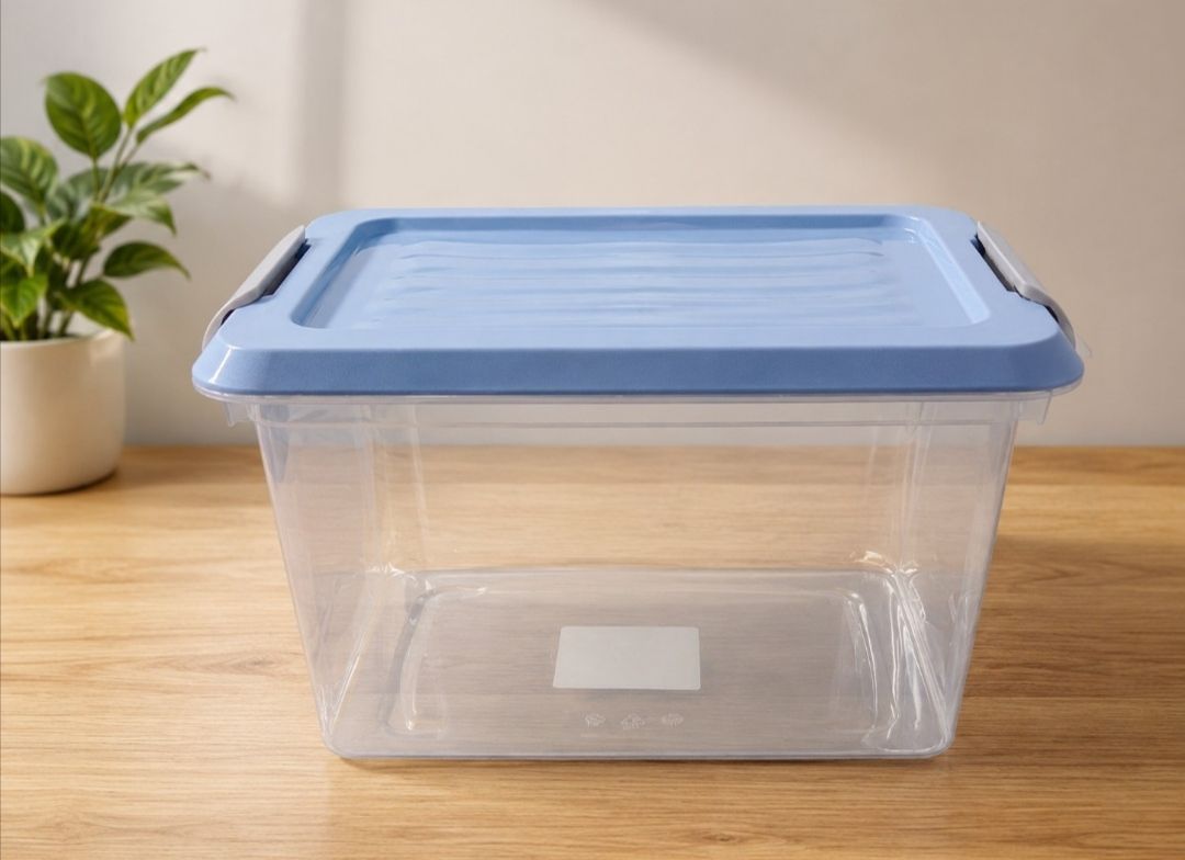puneet Plastic Transparent Storage Organizer Box Storage Basket-picture-21