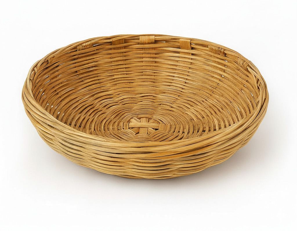 Bamboo Handmade Bamboo Woven Bowl Storage Basket-image-19