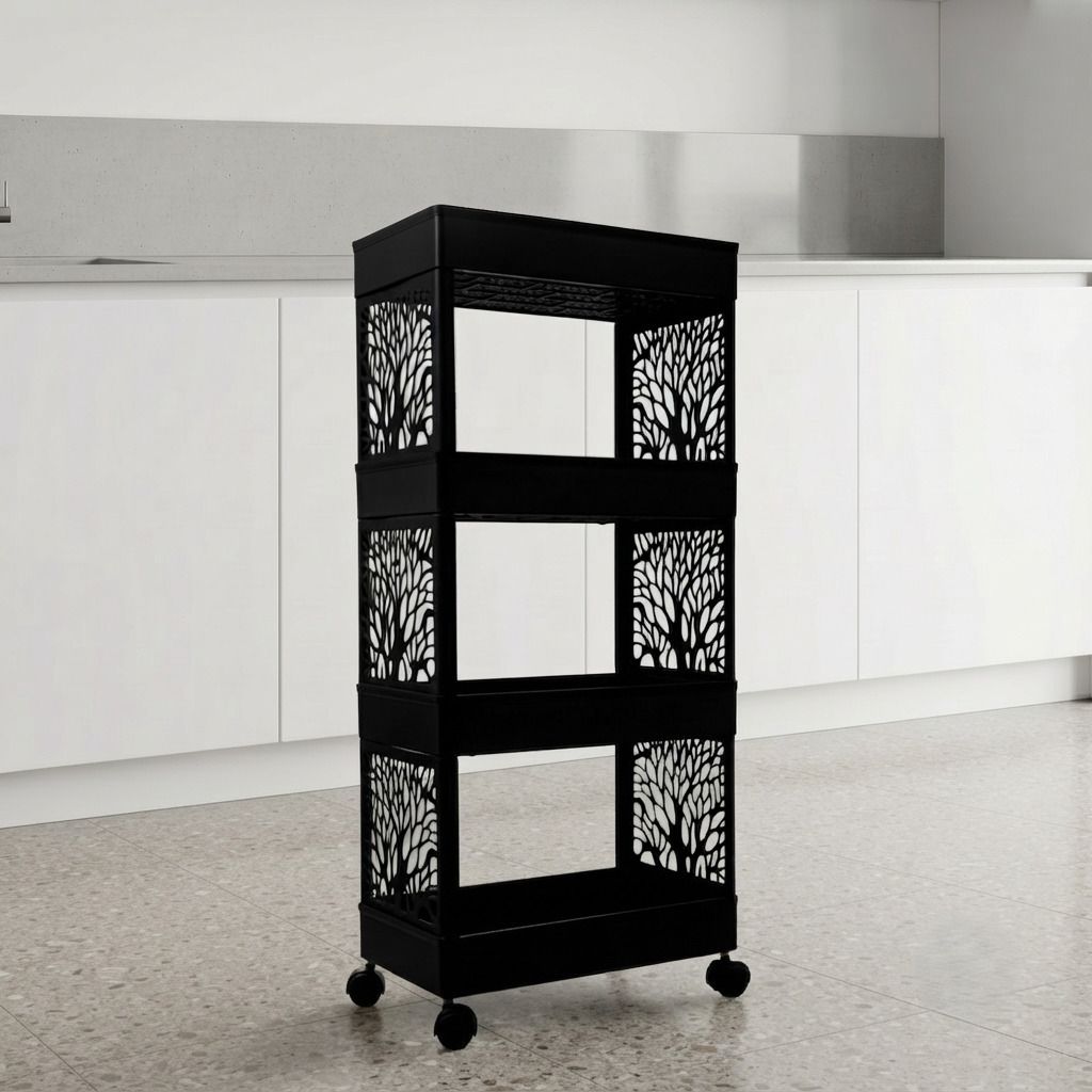 maxtid Plastic Organized Living Storage trolley with Multi Drawer Design Storage Basket-picture-12