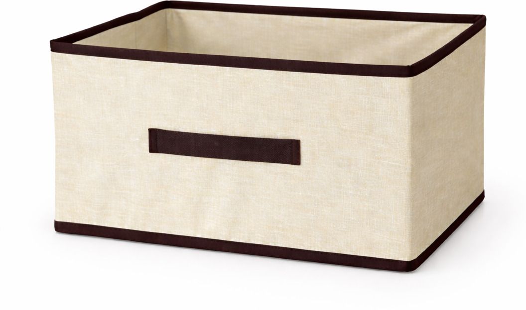 Set of 1 Foldable Fabric Storage Bin with Handle for Wardrobe Closet Organizer Storage Box-image-33