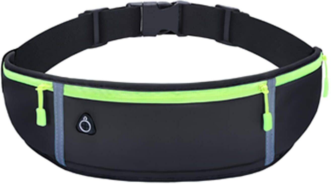 varni impex Running Waist Pack with Phone Holder Slim Waterproof Belt Jogging Cycling Gym Running Waist Belt-image-0