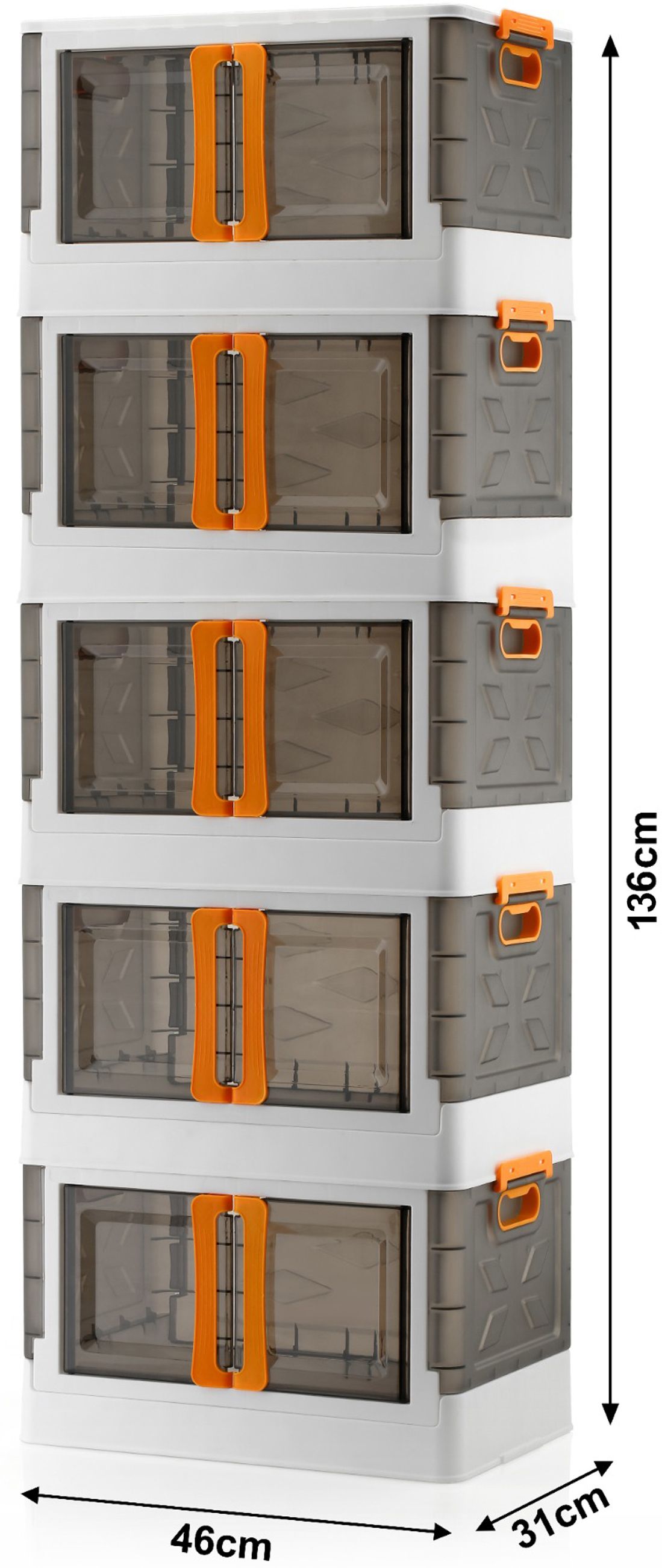 alitex 4 LAYER Foldable Storage Plastic Kitchen Trolley-picture-18