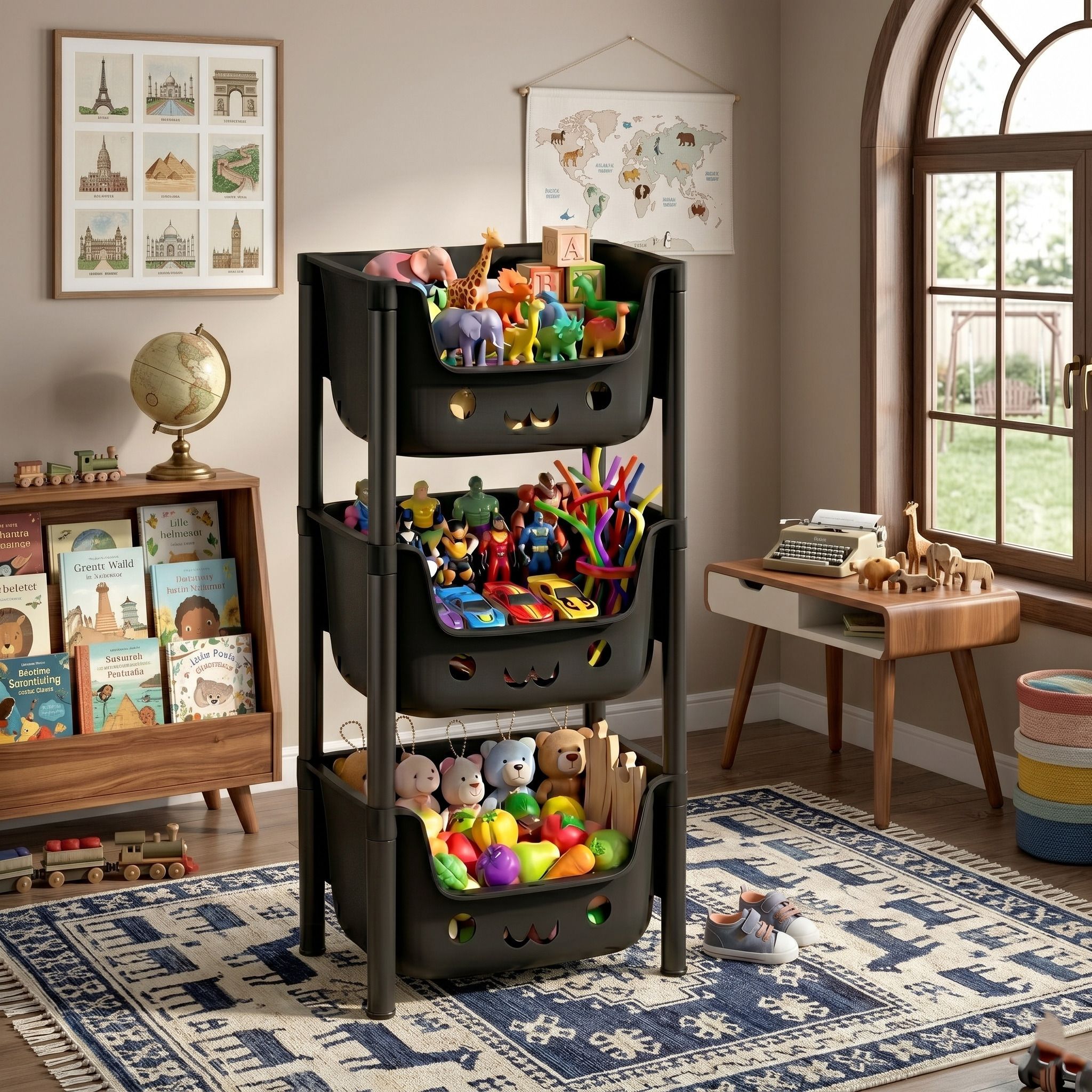 multi layer Storage Cabinet for Neat Arrangement Storage Box-image-5