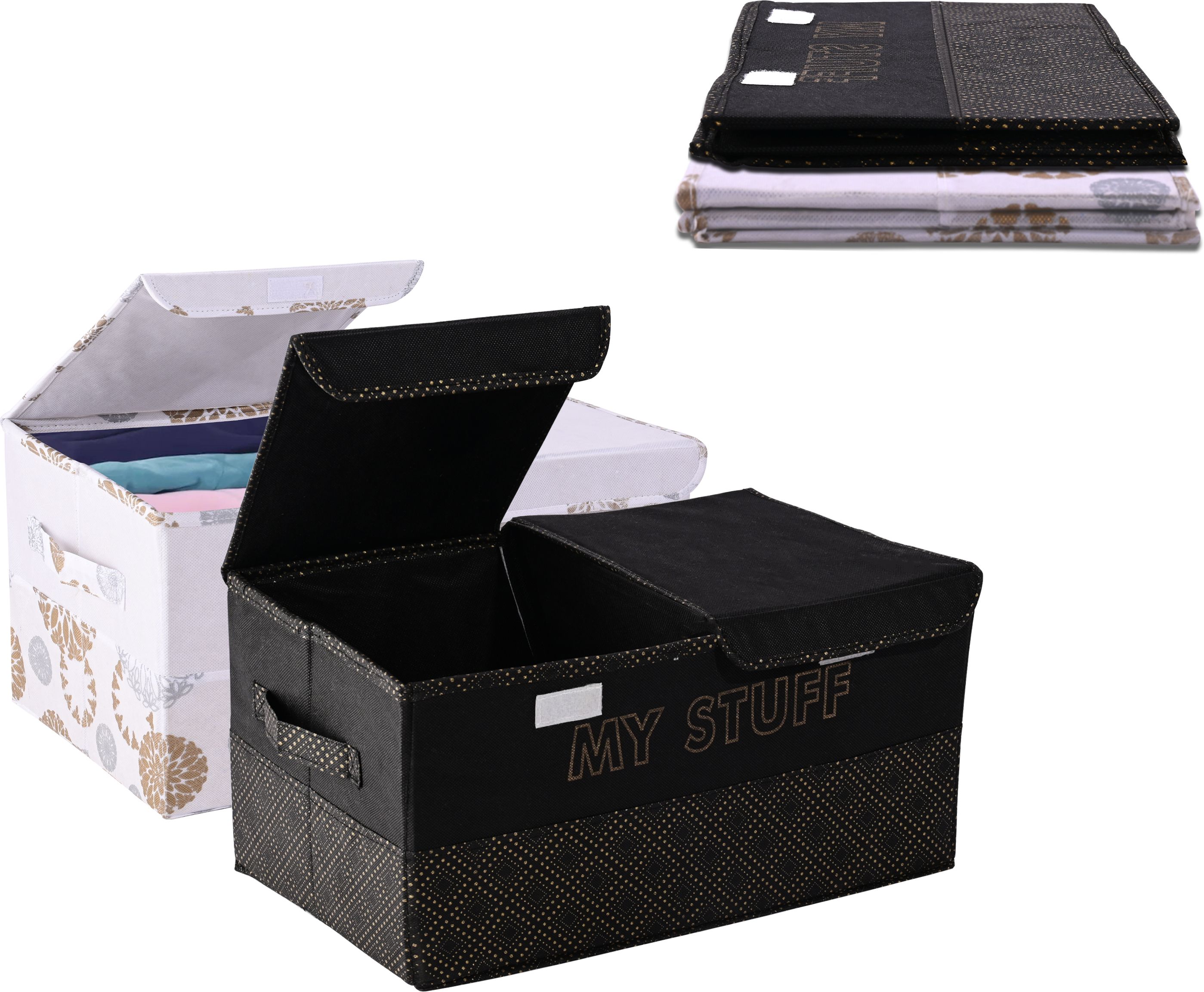 kuber industries Foldable Drawer Organizer Storage Box-picture-13