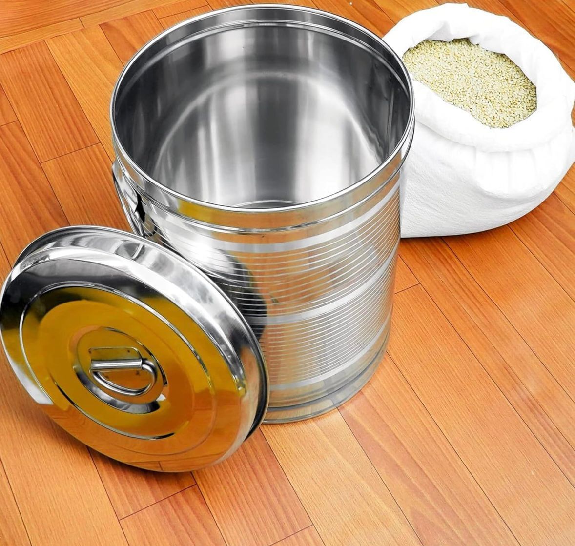 Stainless Steel Meal Box 25 L Drum
