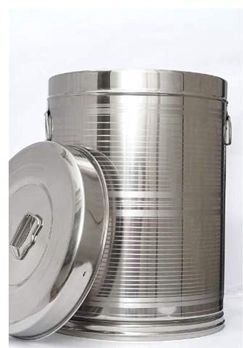 Steel Drum Stainless Steel Air Tight 10 Liter Kothi/Drum, Leak Proof, Corrosion Resistance 10 L Drum