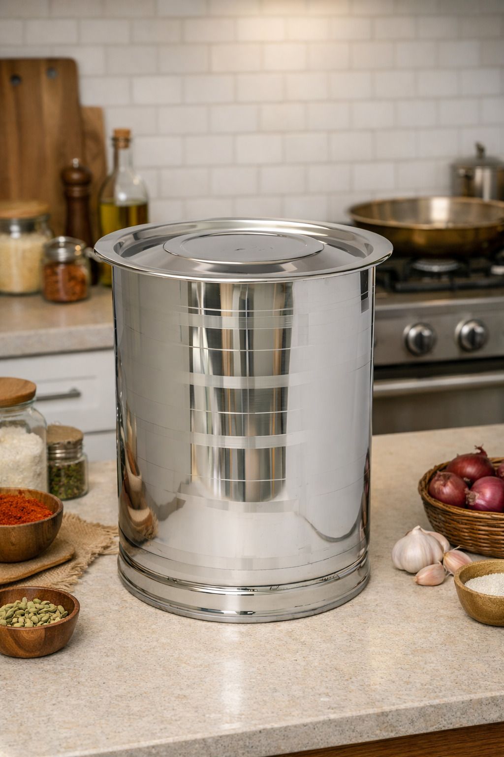 15 L stainless steel container/Drum Tanki Stainless Steel Drum 15L 15 L Drum-image-43