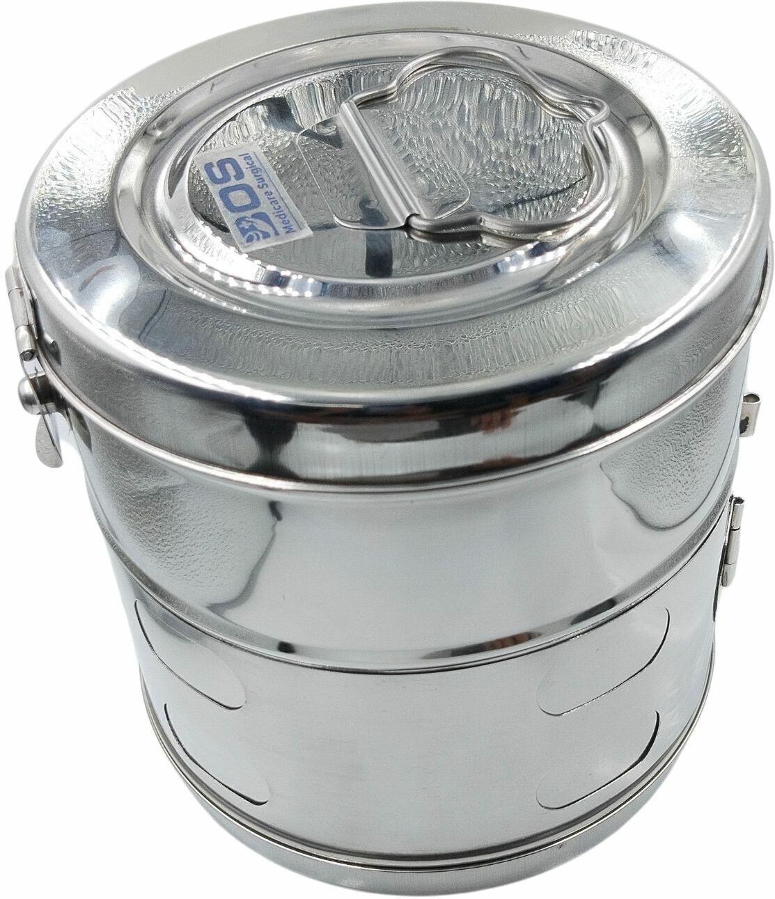 Dressing Drum 8x8 Surgical Dressing Drum ( 8x8 Inches) stainless steel large 10 L Drum