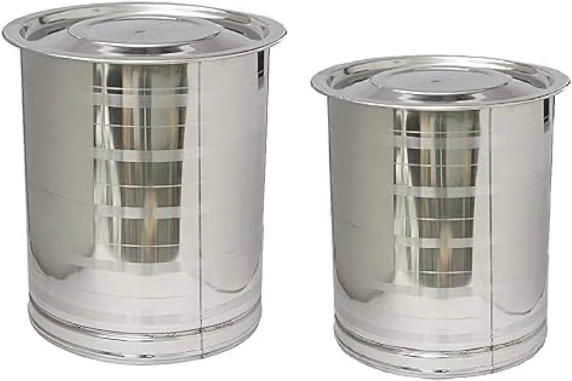 Air Tight Atta Tanki-2 10 + 25 Air Tight Atta Tanki-2 35 L Drum-image-43