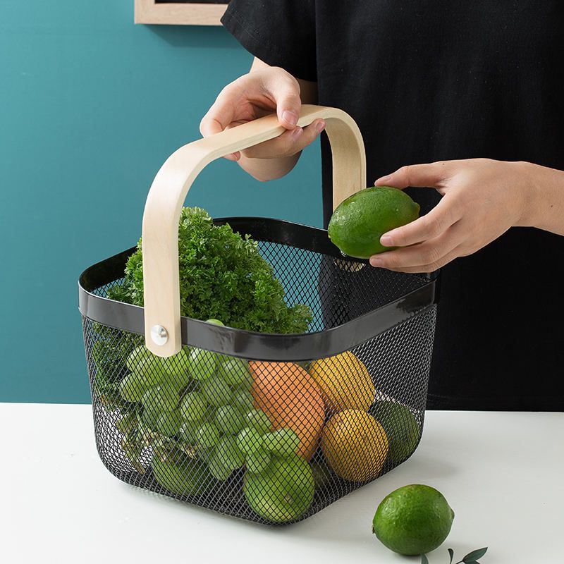 darkfish Iron Kitchen Fruit & Vegetable Basket Storage Basket-picture-14